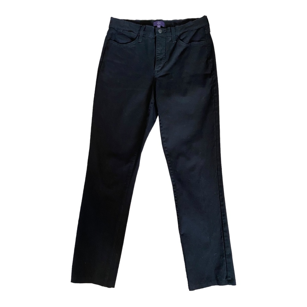 NYDJ Jeans Lift Tuck Technology Slimming Denim Black Jeans Pants Size 6 - Picture 1 of 4